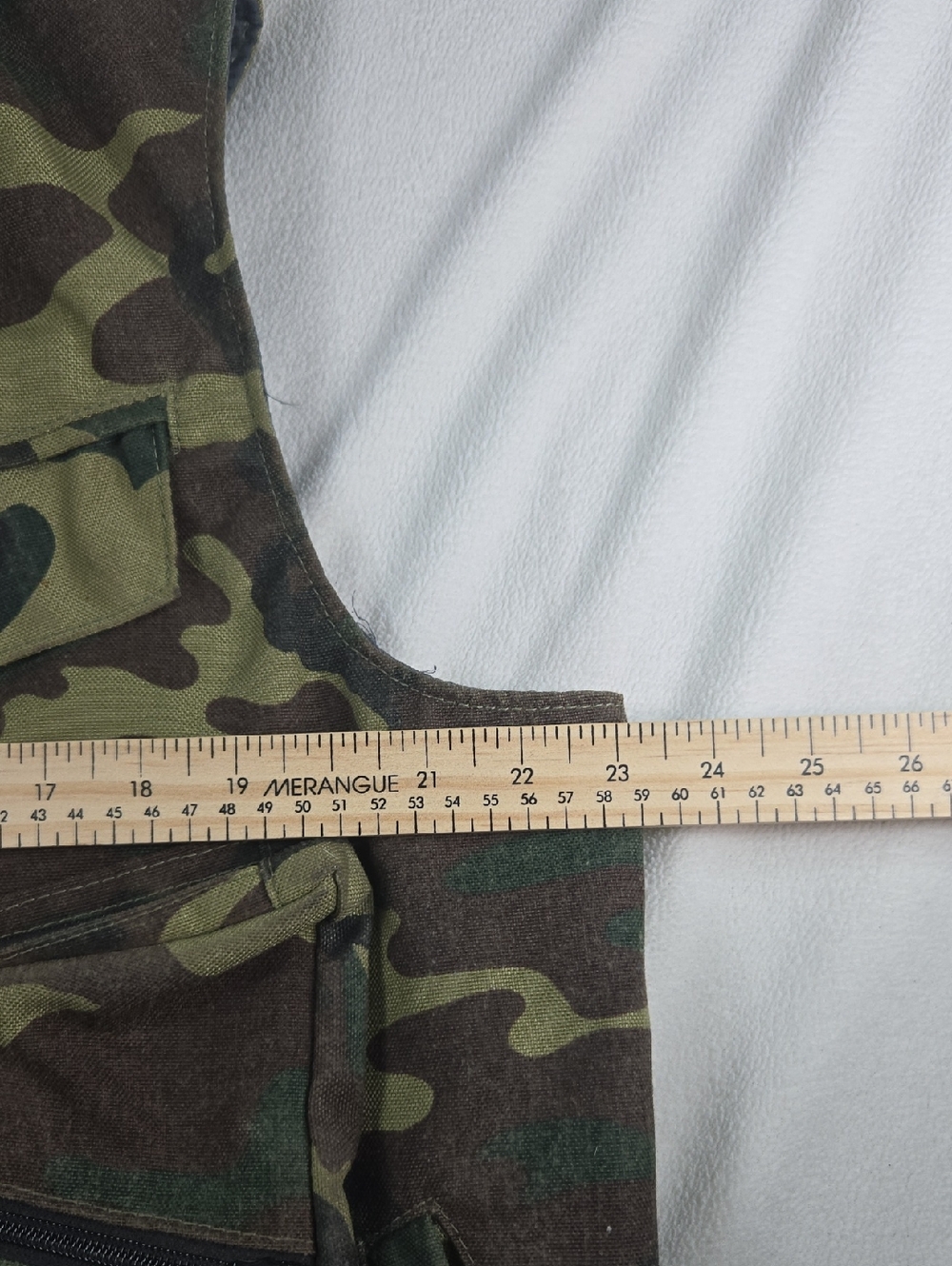 Camo Utility/Fishing Vest - Green/Brown Pattern - Picture 5 of 10